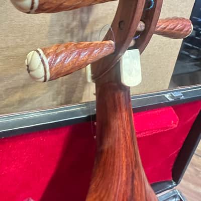 Vintage Chinese Yueqin Moon Lute 4-String w/ Case & Accessories – Traditional Folk Instrument image 10