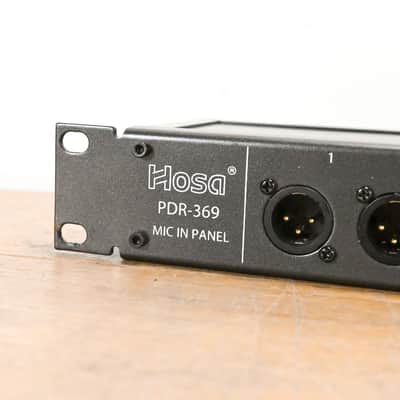 Hosa PDR-369 XLR3F to XLR3M Patch Bay CG012KD image 5