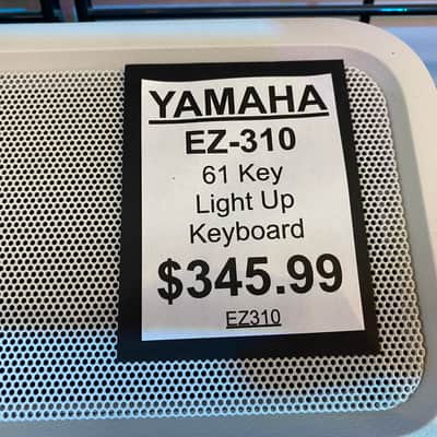 Yamaha EZ-300 61-Key Portable Keyboard with Light-Up Keys 2020 - Present - Silver image 3