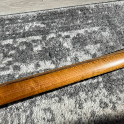 NEW Fender Licensed Allparts Flamed Quartersawn Roasted Maple Nitrocellulose Neck image 19