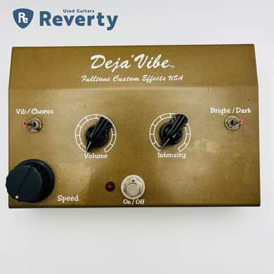 Fulltone Deja Vibe Gold top Edition Limited to 10 Guitar Effect Pedal Used image 2