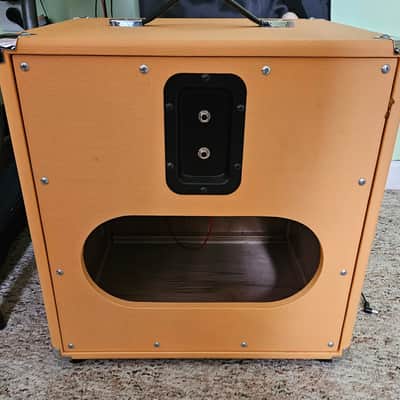 Luke-1x12C - Empty 12" Guitar Cabinet - Orange Tolex/Wheat Cloth Grill Loaded With Celestion Seventy 80 image 2