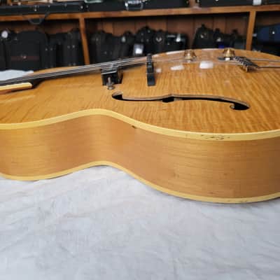 Vega Electrovox Blonde Archtop Tenor Guitar, Model TR1. circa 1930's - 1940's, serial #5208 image 18