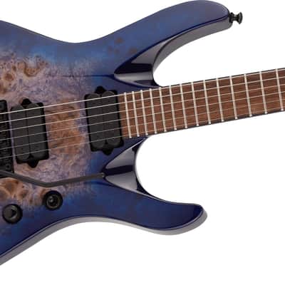 Mint Jackson Pro Series Signature Chris Broderick Soloist 6P Transparent Blue image 4