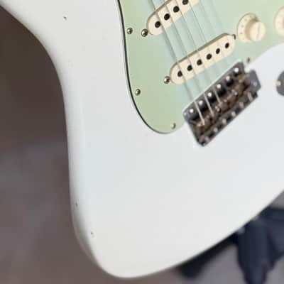 Fender Custom Shop Limited Edition 1964 L-Series Stratocaster Journeyman Guitar 2025 - Aged Olympic White image 4