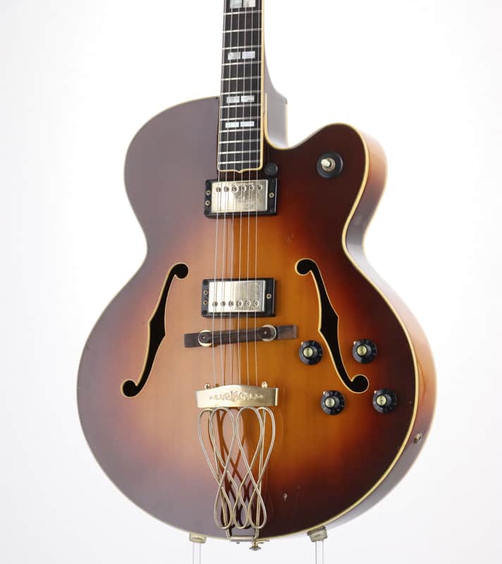 ギター YAMAHA AE-1200 中古/動画あり】YAMAHA AE1200 バイサウンド搭載 フルアコ 1983年製