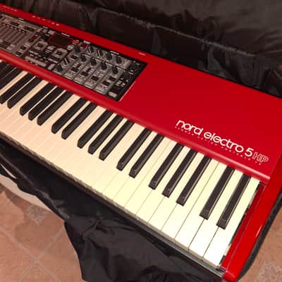 Nord Electro 5 HP73 + factory legs/stand + gig bag + V2 music stand image 3