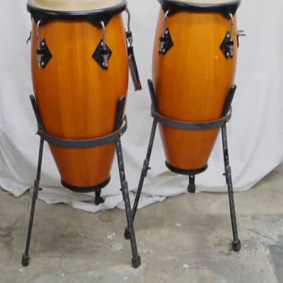 Latin Percussion CP 2x Congas with Stand 9" & 10" image 7