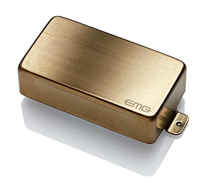 EMG HZ H4 Passive Humbucker pickup - brushed gold image 1