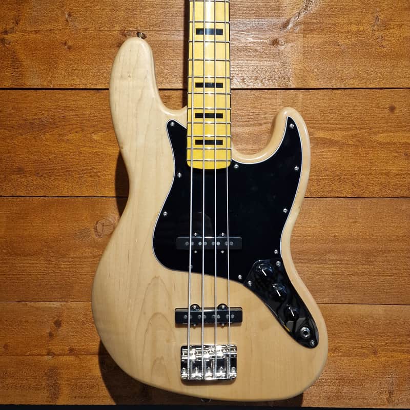 Squier Classic Vibe 70s Jazz Bass; Natural: Serial No: ICSH24024245 | Second Hand image 1