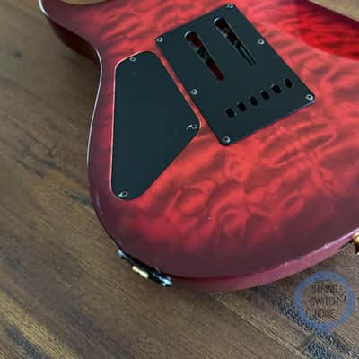Fernandes HSS Super Strat, Quilted Red Burst, MIJ, 1990s image 16