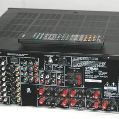 YAMAHA RX-V659 100 Watts x 7 Channel Home Theater Receiver Black w/RAV254 Programmable Remote VGUC image 4