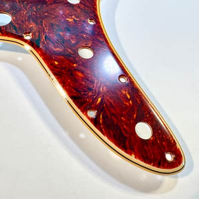 "Boots Aged" Vintage Style Fender Jazzmaster Pickguard Celluloid Tortoise Custom Relic'd image 3