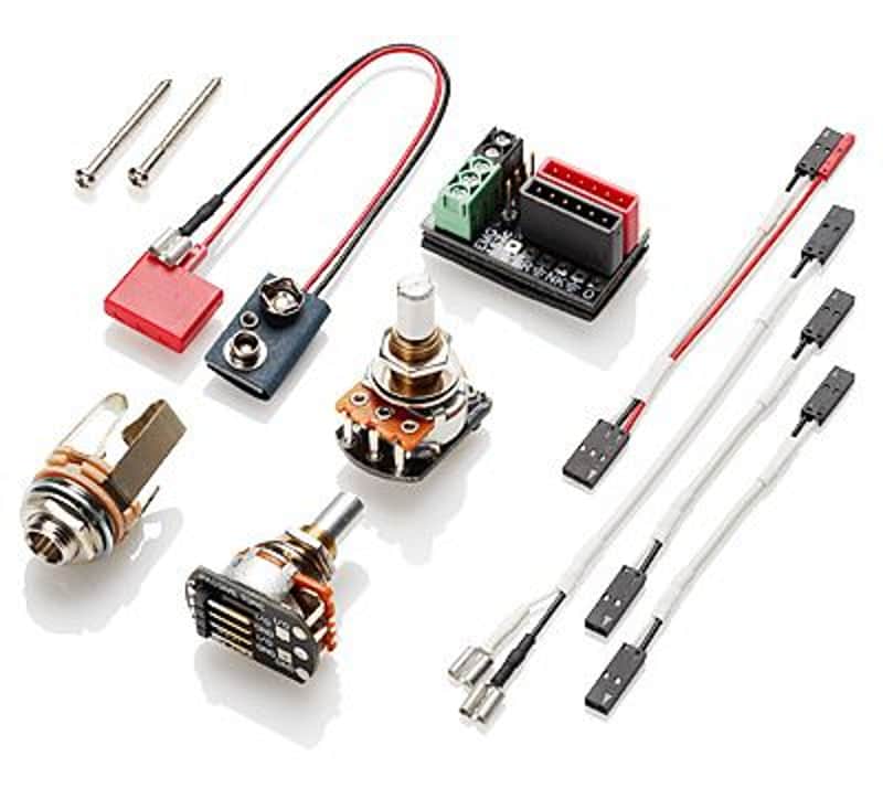 EMG 1 TWX Push Pull active pickup wiring kit 2016-Present BASS Solid Shaft image 1