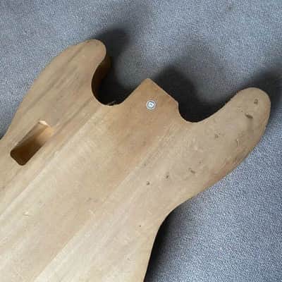 Basswood Unfinished 4 String Jazz Bass Style Body image 2