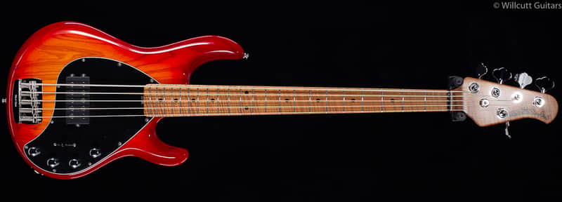 Music Man Stingray 5 Roasted Flame Maple Neck 5H Limited Edition Lightweight! image 1