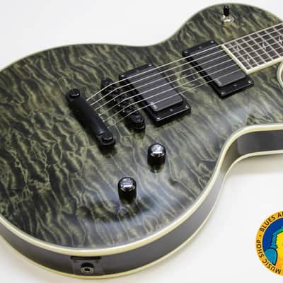 Epiphone Les Paul Custom Prophecy EX 2008 - Trans Black **New Bone Nut** image 3