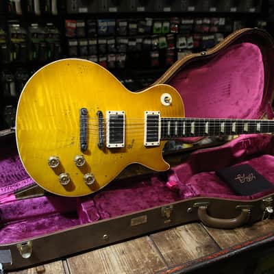 Gibson Custom Shop Paul Kossoff '59 Les Paul Standard (Murphy Aged) 2012 - Aged Green Lemon Burst image 2