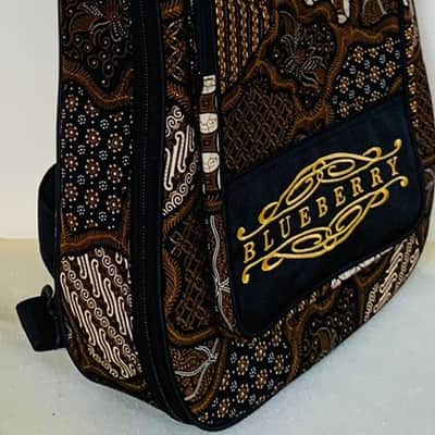 Blueberry Authentic Batik Gig Bag - Extra Sturdy Padding for Comfort and Protection image 7