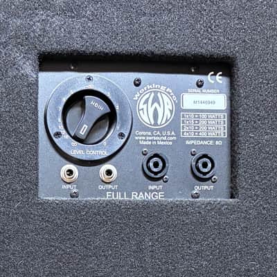 SWR WorkingMan 1x15 Bass Cabinet – Mint Condition image 3