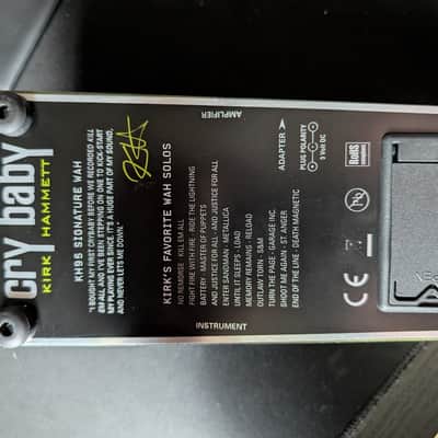 Dunlop KH95 Kirk Hammett Signature Cry Baby Wah 2010 image 4