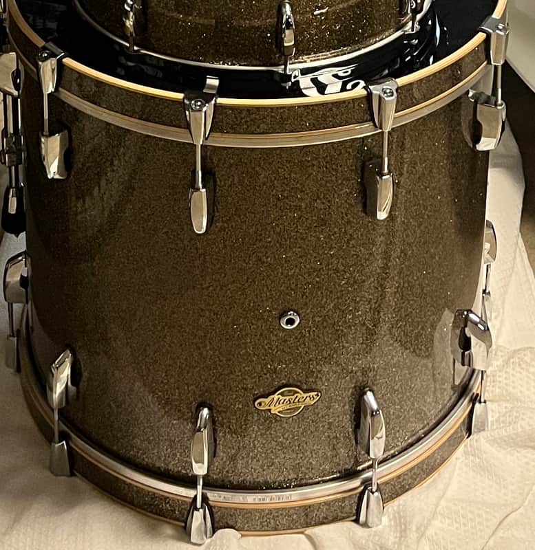 Pearl  Pearl Masters MCX 18”x22” bass drum  Pewter Glass image 1