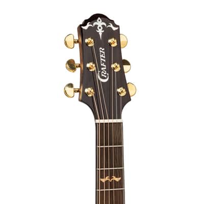 Crafter STG T22CE PRO Stage Series Orchestra Cutaway Solid Spruce Top Mahogany Neck 6-String Acoustic-Electric Guitar image 5