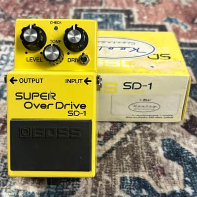 2004 Boss SD1 Super Overdrive Keeley Modded Silver Label Guitar Effect Pedal W/ Original Box! image 2