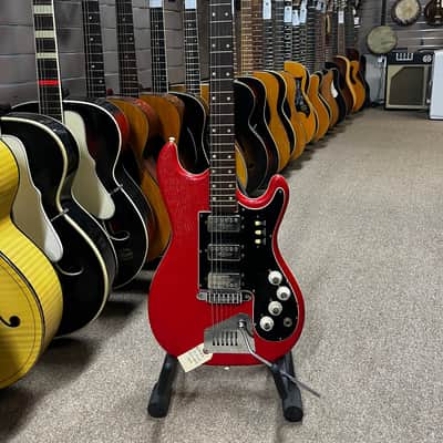 Hofner 173 1964 Red Vinyl Electric Guitar image 1