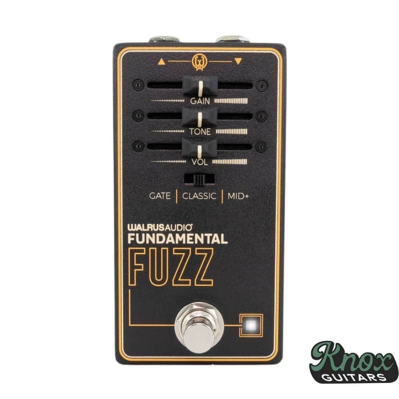 NEW Walrus Audio Fundamental Fuzz 2023 - Present - Black / Orange image 1
