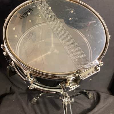 Fibes - 5.5x14" Nazareth Square-Badge Era, Black-over-Fiberglass Snare 1977–1979 image 17