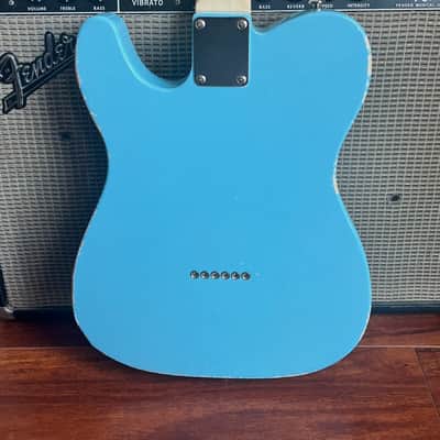 Guitar Mill - MJT Telecaster - Sonic Blue Nitro image 11