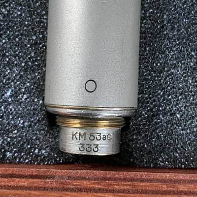2X Vintage Neumann KM-53a Omnidirectional Tube Condenser Microphones with KK83 capsules image 4