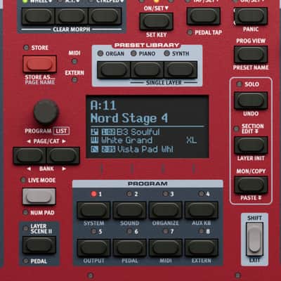 Nord Stage 4 88-Key Digital Stage Piano, Red image 4