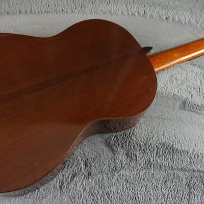 Teruaki Nakade No. 20 Classical Guitar 1964 Tokyo Handmade w/ Hard Case – Refret, Crack Repair, Setup image 14