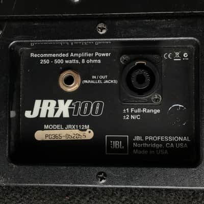 (Pair) JBL JRX100 2 Way Loudspeaker 8 Ohm, 250-500watt image 9