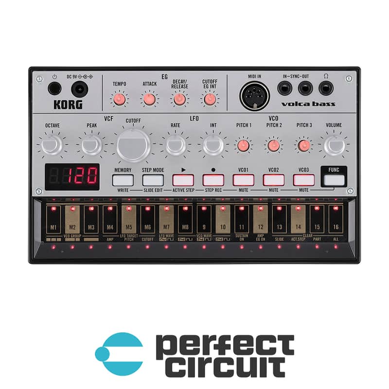 Korg Volca Bass Analog Synthesizer image 1