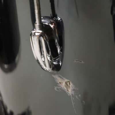 Slingerland 4pc Concert Tom Drum Kit Set Black Chrome Over Maple Vintage 1970's image 20