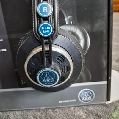AKG K240 MKII Professional Semi-Open Back Studio Headphones 2010s - Black image 2