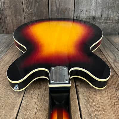 Univox Coily 1968 - Cherry Sunburst U1825 One Owner Clean 335 copyB image 17
