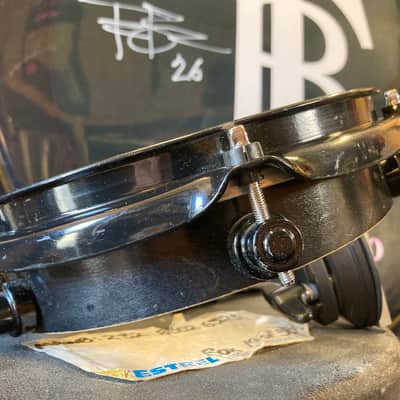 Terry Bozzio's DW - 2x10" Maple Piccolo Concert Tom with Mount "F", Autographed! 1998–2002 Transparent Dark Walnut Satin Oil image 8