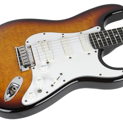 1992 Fender Custom Shop Stratocaster Plus Ultra Set Neck Sunburst image 6
