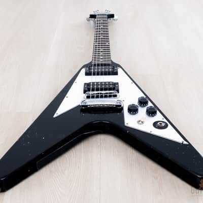 Gibson Custom Shop Kirk Hammett 1979 Flying V Murphy Lab Aged Ebony image 9