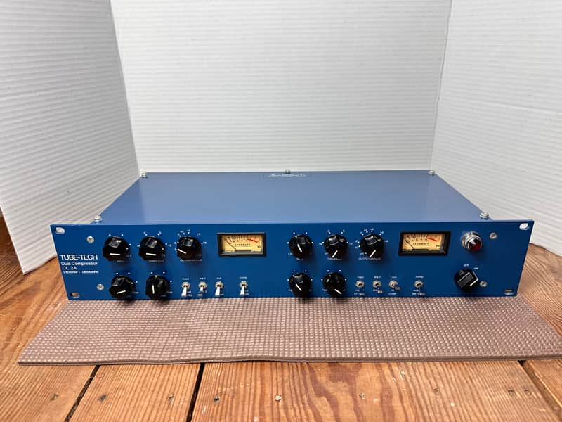 Tube-Tech CL 2A Dual Channel Dual Opto Compressor 2000s - Blue image 1