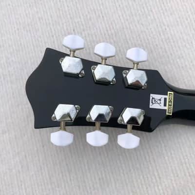 6 String Banjo Guitar in Black and Natural image 4
