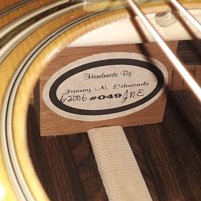 Edmonds D-45 Tight Grain Red Spruce/Bold Black Lined Brazilian * HOLD* image 11