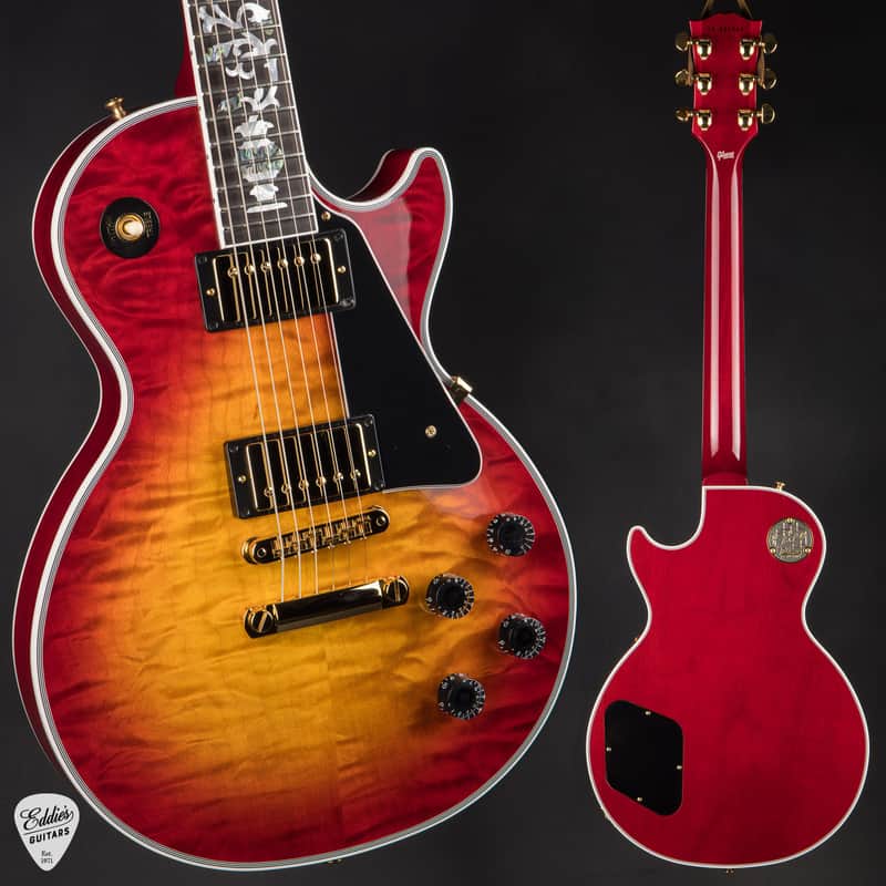 Gibson Custom Shop Dealer Select Les Paul Custom 5A Quilt "Tree Of Life" Fireburst #CS601367 image 1