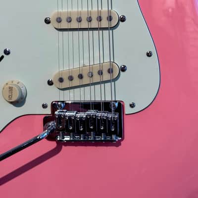 Schecter Nick Johnston Traditional LH SSS Signed by Nick (Lefty/Zurdo) SUPER EXCLUSIVE - Atomic Coral Pink Shell image 11