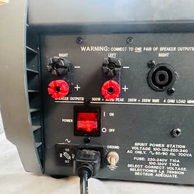 Spirit by Soundcraft Powerstation Powered Mixer W/Effects & EQ In Flight Case image 7