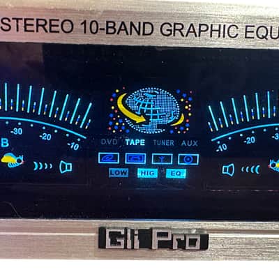 GLI Pro GQ-3000 Stereo 10-Band Graphic Equalizer Rackmount EQ 1990-2000s image 11